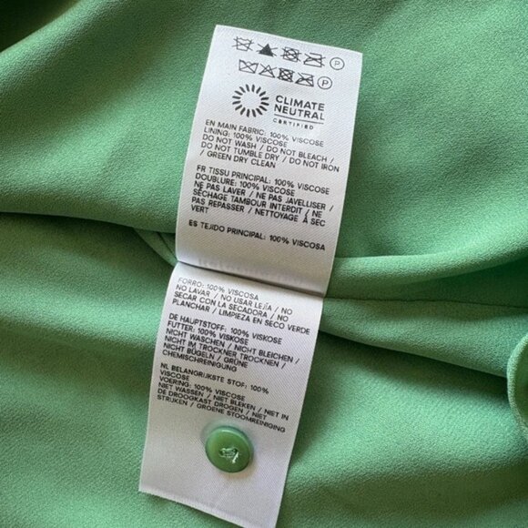 NEW Reformation Ceara Midi Dress Daisy Meadow Green Floral | US 0 UK 4 - Picture 13 of 16